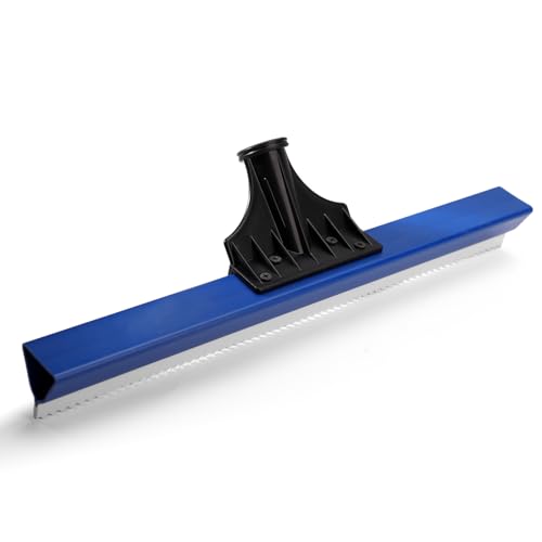 Gosknor Epoxy Floor Squeegee, 16 Inch Epoxy Squeegee with 0.16 Inch Teeth Notched for Self Leveling Cement Urethane Trowel Spreader Floor Tools for Professionals Beginners - Image 4