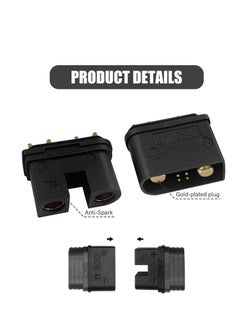 Excefore 180 Amp High Current Quick Connector, Anti-Spark Connector 6-10 Gauge Quick Connect/Disconnect Battery Terminal for Golf E-Bike RV Winches Lifts Motor- 2 Pcs Qs9L  - Image 3