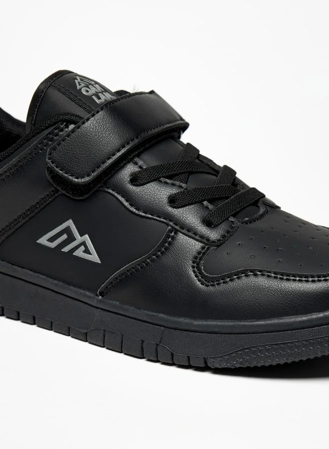 Oaklan by Shoexpress Panelled Sports Shoes with Hook and Loop Closure