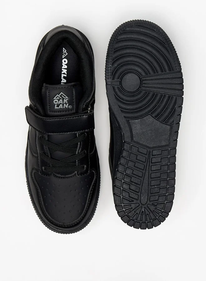 Oaklan by Shoexpress Panelled Sports Shoes with Hook and Loop Closure