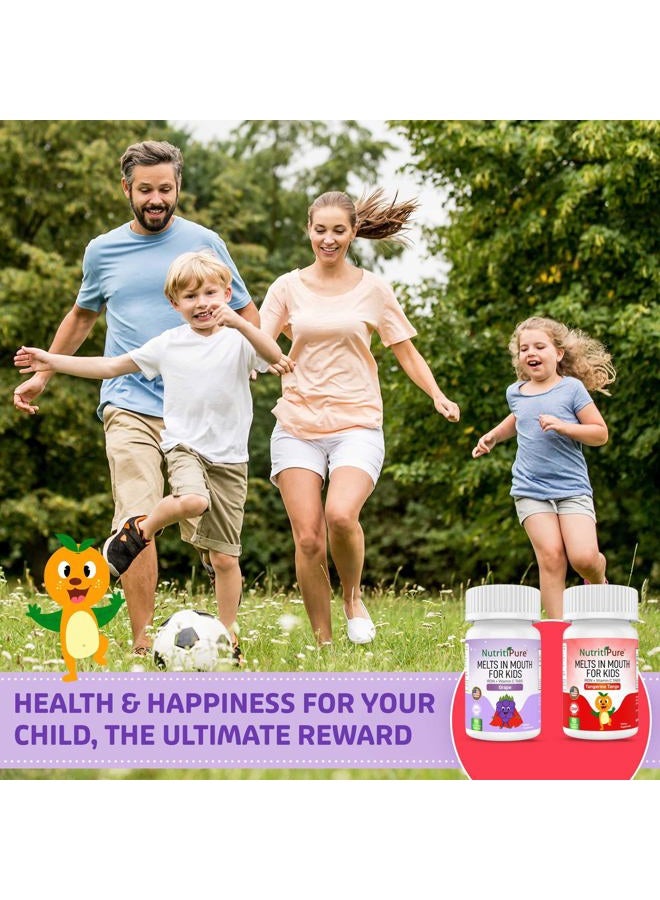 NutritiPure NutriPure Kids Chewable Iron Supplement, Ferronyl® Carbonyl Iron 9 mg, Vitamin C 30 mg, Grape Flavor, 90 Tablets (1 Bottle)  - Image 5
