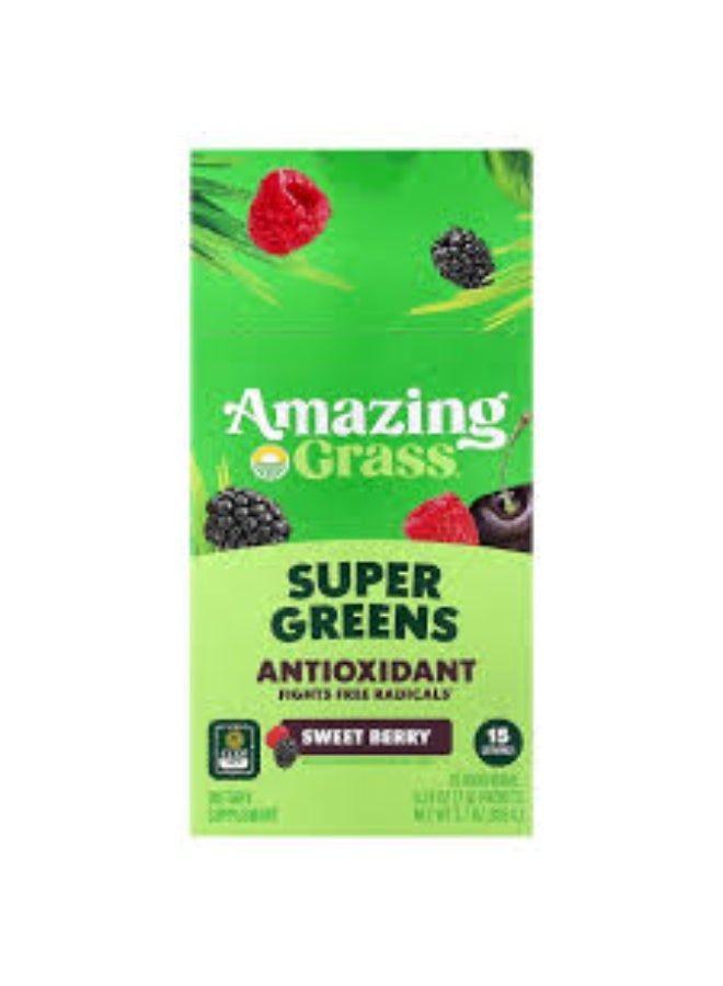 Amazing Grass, Super Greens Antioxidant, Sweet Berry,210 g - Image 3