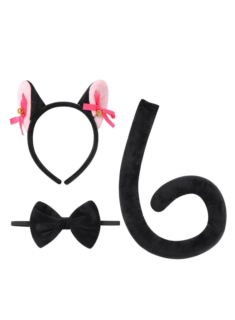 Excefore Girls Jungle Themed Cosplay Dress Animal Leopard Cosplay Tutu Dress Birthday Party Outfit 3pcs Set (6-12M) - Image 2