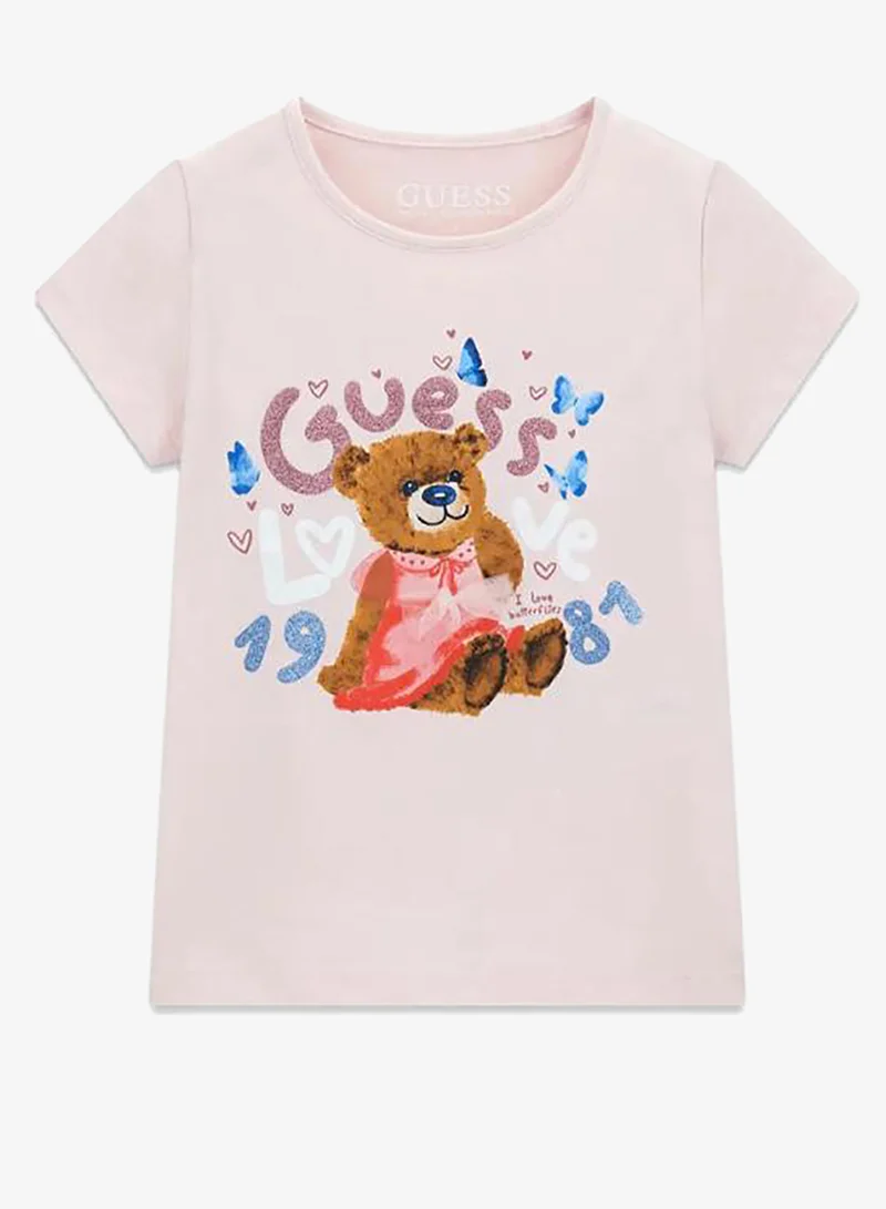 GUESS Infant Graphic Crew Neck T-Shirt