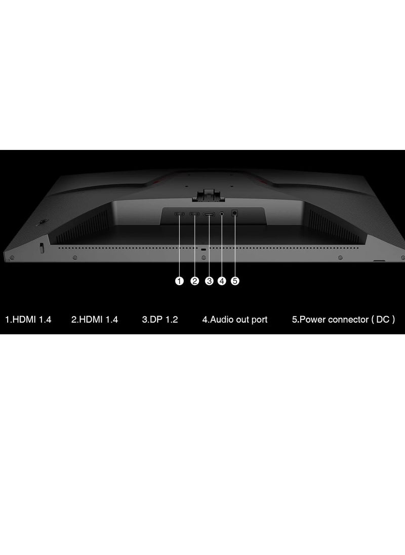 KOORUI - 24 FHD IPS Gaming Monitor, Ultra Slim Frame, 165Hz Refresh Rate, 1ms Response Time, 99% sRGB, FreeSync (G-Sync Compatible) VESA Mountable, HDMI / DisplayPort, Black | 24E3 - Image 1