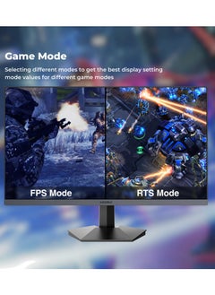 KOORUI 24 FHD IPS Gaming Monitor, Ultra Slim Frame, 165Hz Refresh Rate, 1ms Response Time, 99% sRGB, FreeSync (G-Sync Compatible) VESA Mountable, HDMI / DisplayPort, Black | 24E3  - Image 3