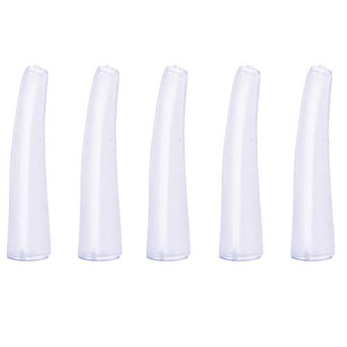 Teensery 40 Pcs Clear Tweezer Point Protectors Cap Tip Stopper Covers Makeup Beauty Supplies, General Size - Image 1