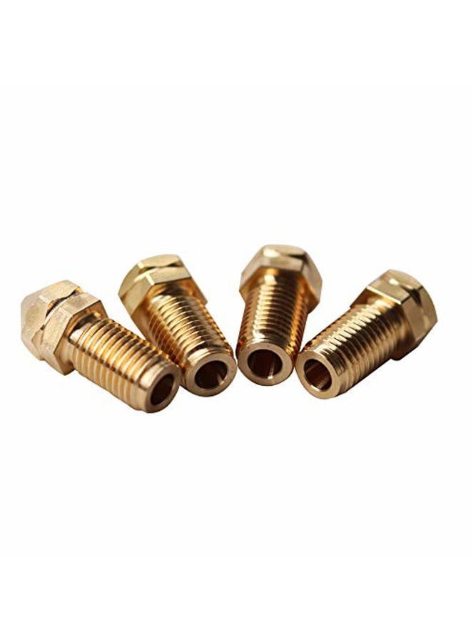 POLISI3D 1piece 3D Printer Spare Parts Printhead Brass Nozzle 0.2 0.4 0.6 0.8 Compatible for 3.0mm Ultimaker 3, Ultimaker 3 Extended, Ultimaker S5 3D Printer 0.4mm 1-pack UM3 nozzle 1 - Image 4