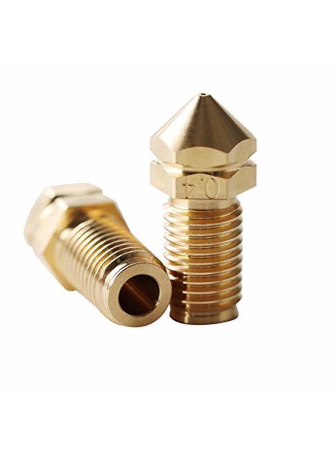 POLISI3D 1piece 3D Printer Spare Parts Printhead Brass Nozzle 0.2 0.4 0.6 0.8 Compatible for 3.0mm Ultimaker 3, Ultimaker 3 Extended, Ultimaker S5 3D Printer 0.4mm 1-pack UM3 nozzle 1 - Image 2