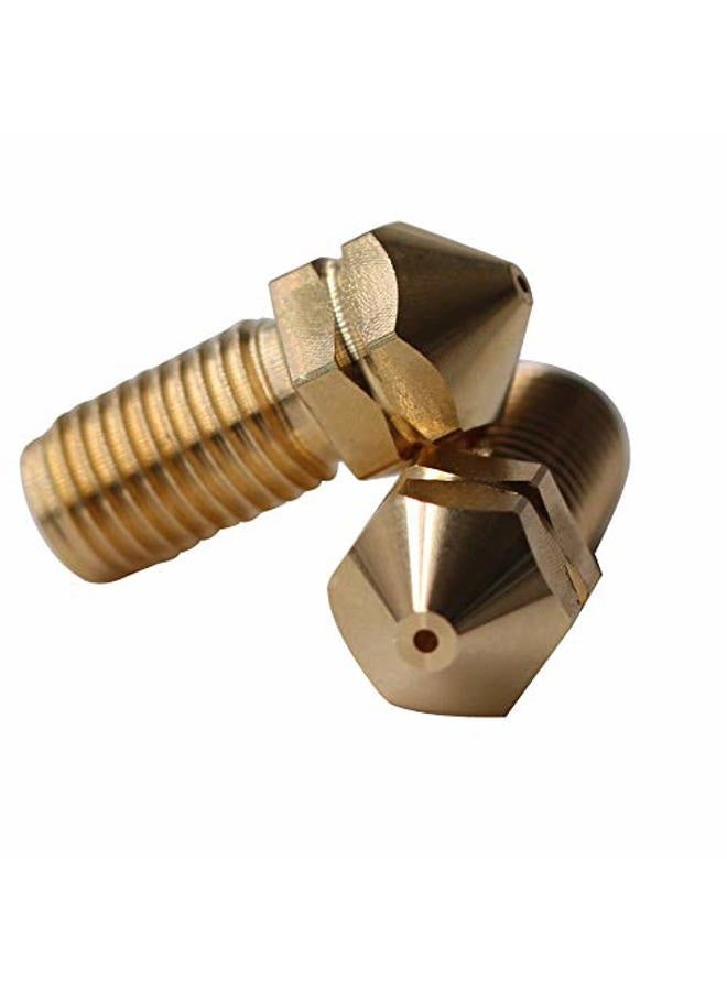 POLISI3D 1piece 3D Printer Spare Parts Printhead Brass Nozzle 0.2 0.4 0.6 0.8 Compatible for 3.0mm Ultimaker 3, Ultimaker 3 Extended, Ultimaker S5 3D Printer 0.4mm 1-pack UM3 nozzle 1 - Image 3