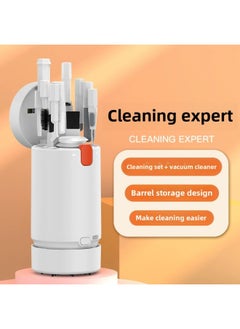 Explosions Q20 Computer Keyboard Cleaning Suit Bluetooth Headset Cleaning Pen Mobile Phone Screen Dust Removal-Color:Q21 Vacuum Cleaner Set (including Detergent)