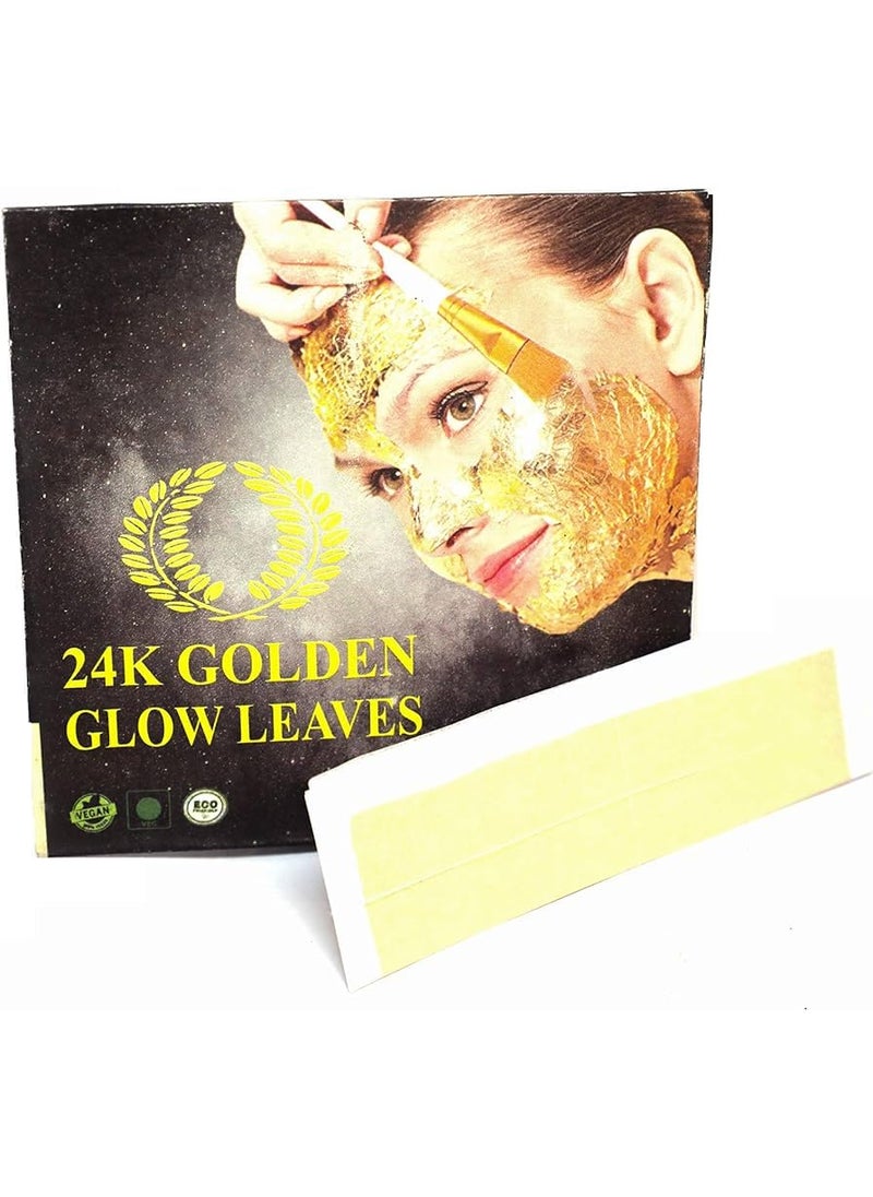 ASK VARK WALA 10Pcs Edible Gold Leaf24K Gold Leaf Sheets for Cakes Drinks Decoration Side Length 1510cm 10  - Image 1