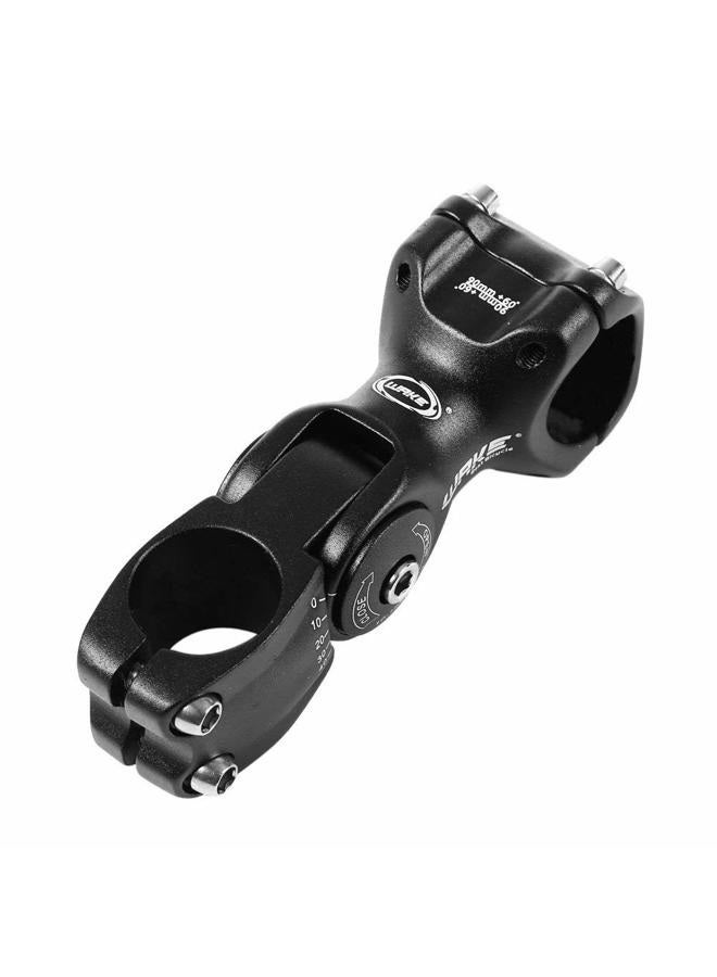 WAKE MTB Stem 31.8 90mm 0-60 Degree Adjustable Bike Stem Mountain Bike Stem Short Handlebar Stem for Most Bicycle, Road Bike, MTB, BMX, Fixie Gear, Cycling (Aluminum Alloy, Lightweight, Black) - Image 3