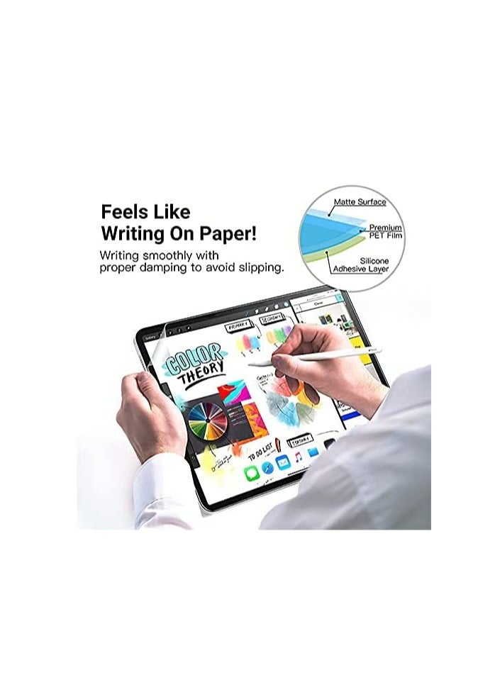 1Pack Paper Feel Screen Protector for Huawei MatePad Air 11.5 (2023) /Matepad 11.5 (2023) /Matepad 11.5S(2024), Matte PET Paper Screen Protector for Drawing, Writing, Anti-Glare, Anti-Fingerprint fo - Image 3