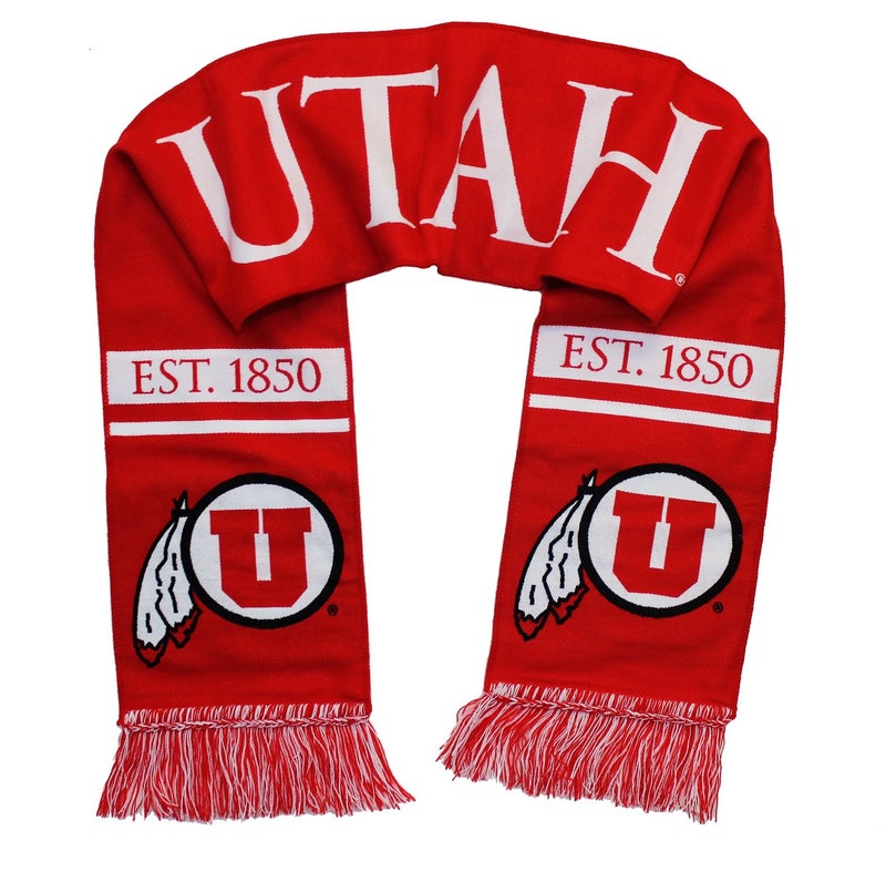 Tradition Scarves Utah Utes Scarf - University of Utah Woven Classic - Image 4