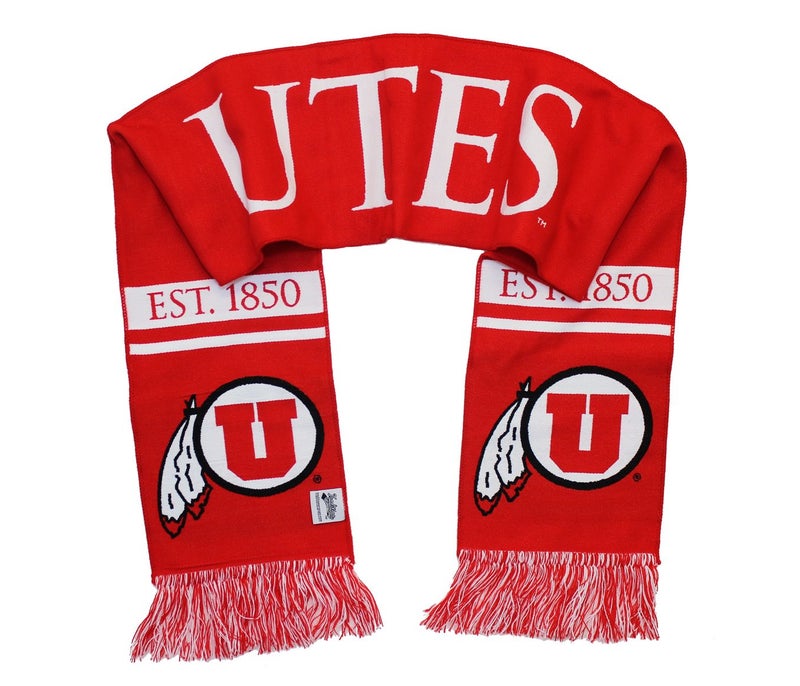 Tradition Scarves Utah Utes Scarf - University of Utah Woven Classic - Image 1