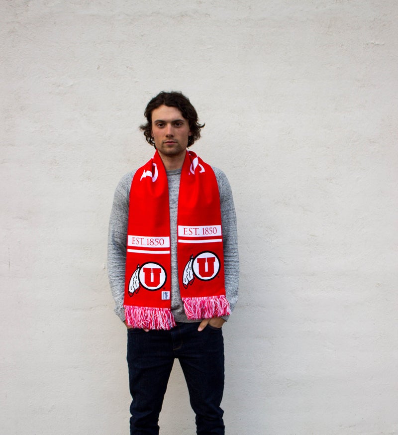 Tradition Scarves Utah Utes Scarf - University of Utah Woven Classic - Image 5