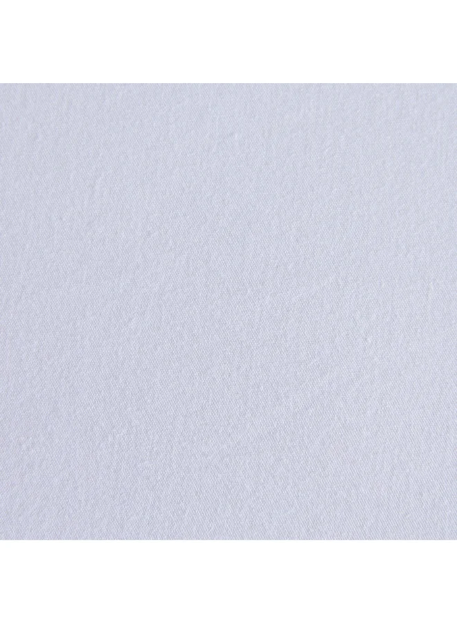 هوم بوكس شرشف سرير قطني أساسي مقاس كينج 180 × 200 × 36 سم