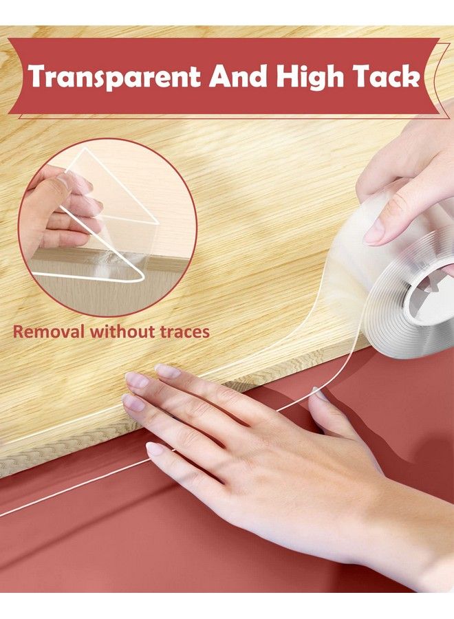 Loiion Baby Proofing Clear Edge Protector Strip Soft Corner Protectors For Kids Child Safety Tables Guards Furniture Against Sharp Corners Cabinets Tables Drawers 3.3Ft - Image 3