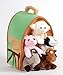 Unipak Plush Farm House with Animals Five 5 Stuffed Farm Animals Horse Lamb Cow Pig Grey Horse in Play Farm House - Image 4