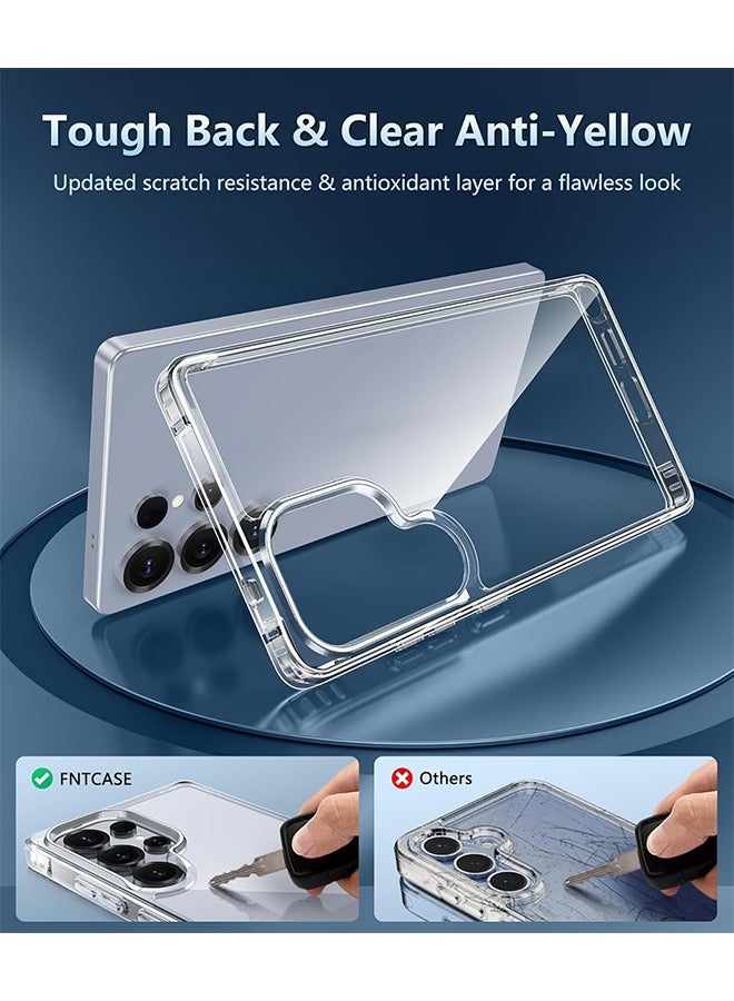 Lemon Samsung Galaxy S25-Ultra Case,  Grade Drop Protection Anti Yellowing Cell Phone Cover, Rugged Shockproof Protective Bumper Transparent Cases(Clear) - Image 3