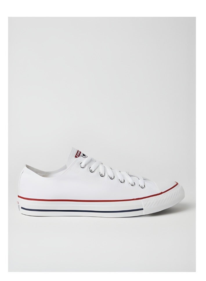 كونفرس Unisex Chuck Taylor All Star Core OX Sneakers Optical White.  - Image 1