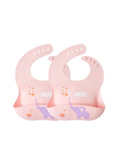 Muslin Tree 2-Piece Waterproof Silicone Baby Bibs  - Image 1