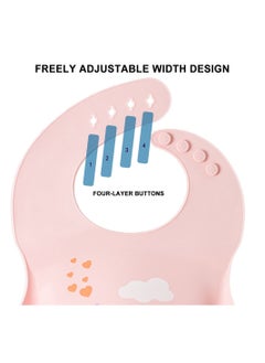 Muslin Tree 2-Piece Waterproof Silicone Baby Bibs  - Image 3