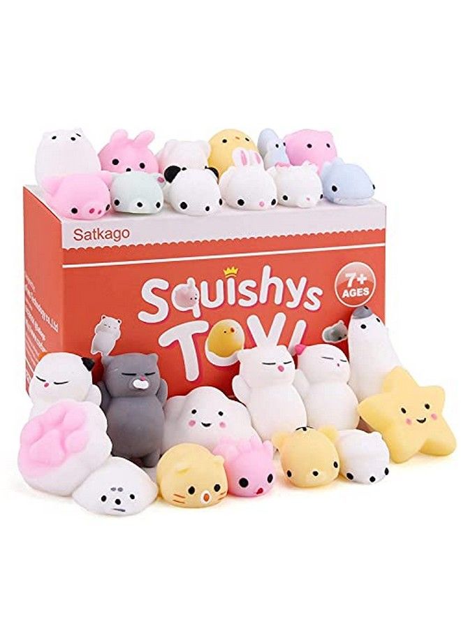 Satkago SEKEAHU Mochi Squishys Toys, Christmas Party Favors 25pcs Mini Kawaii Squishies, Stocking Stuffers for Kids Teens Adults, Treasure Box Toys for Classroom Supplies, Birthday Gifts for Kids Boys Girls - Image 2