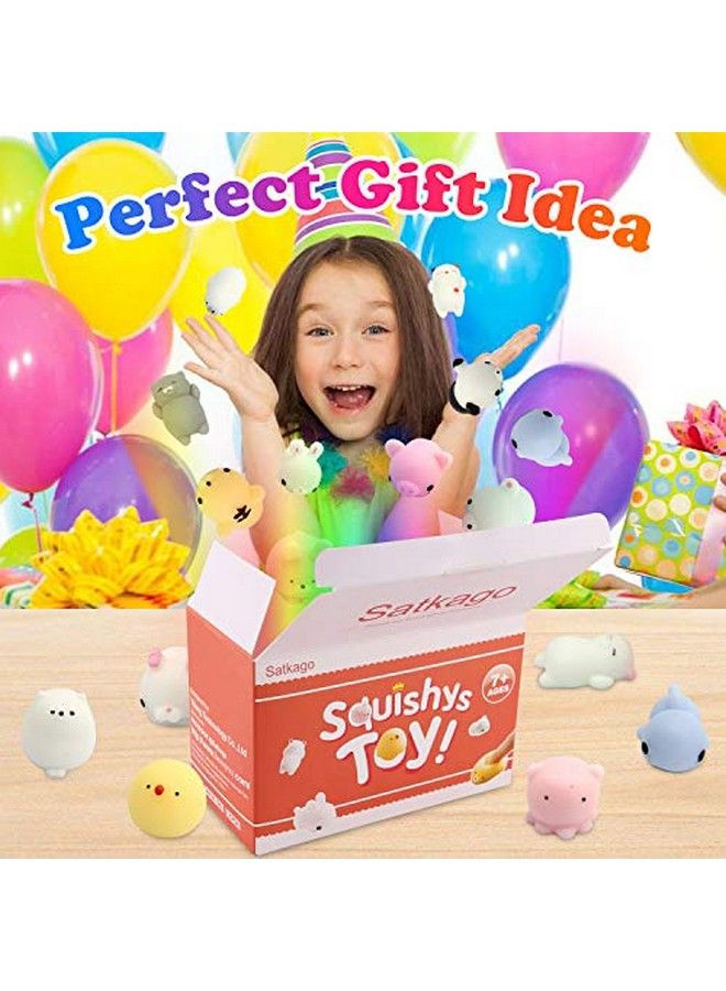 Satkago SEKEAHU Mochi Squishys Toys, Christmas Party Favors 25pcs Mini Kawaii Squishies, Stocking Stuffers for Kids Teens Adults, Treasure Box Toys for Classroom Supplies, Birthday Gifts for Kids Boys Girls - Image 3