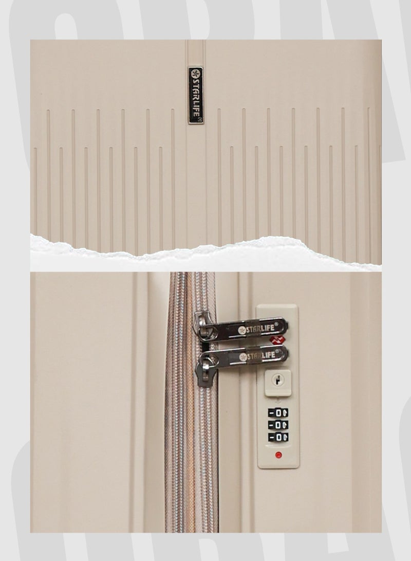 STARLIFE Luggage Set 3 Pieces PP Hard Side Bag 360 Degree Spinner Wheels Trolley Luggage Set With TSA Lock 20/24/28 Inches - Image 5