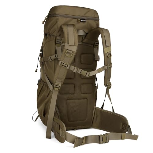 Mardingtop 50L Hiking Survival Backpack,Backpacking Backpack with Rain Cover for Hiking,Backpacking,Rucking,Camping,Survival - Image 2