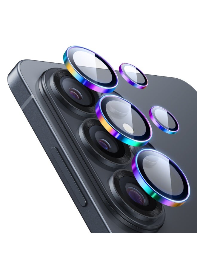اي اس ار ESR for Samsung Galaxy S26 Ultra Camera Lens Protector, Individual Lens Protectors, Ultra-Thin Tempered Glass with Aluminum Edging, Case Friendly, 1 Set Chromatic - Image 1