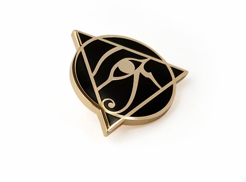 Pinsanity Egyptian Eye of Horus Enamel Lapel Pin - Image 2