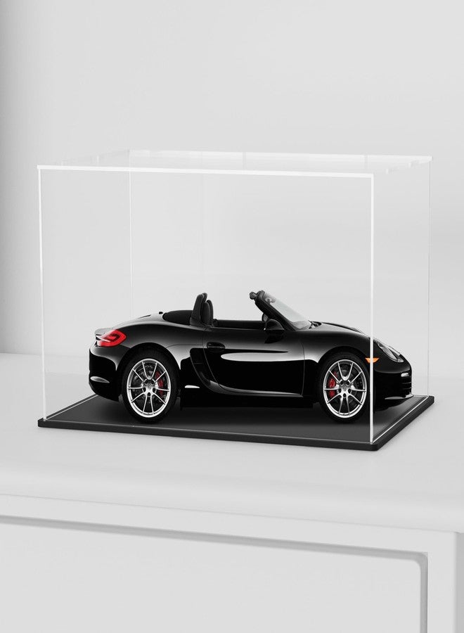 QIMOND Acrylic Display Case for Showcase, Clear Long Acrylic Box for Displaying 1:24 and 1:32 Diecast Car Models, Collectibles, Figures and Arts - Image 1