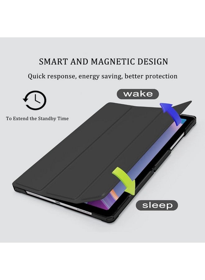ProElite Cover for Samsung Galaxy Tab A9 Plus 11 inch Case Cover, Smart Flip Case Cover for Samsung Galaxy Tab A9+ 11 inch Translucent Back with Stylus Pen, Black - Image 3