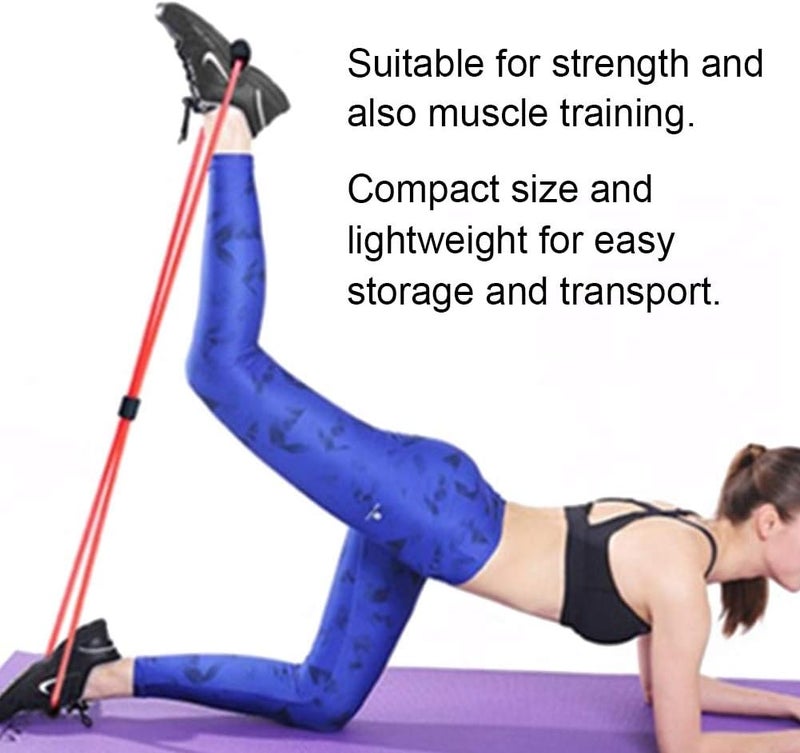 cheekyglo Fitness Pulling Rope,8 Shaped Elastic Fitness Pulling Rope Chest Expander Yoga Body,Suitable for Strength and Also Muscle Training - Image 5