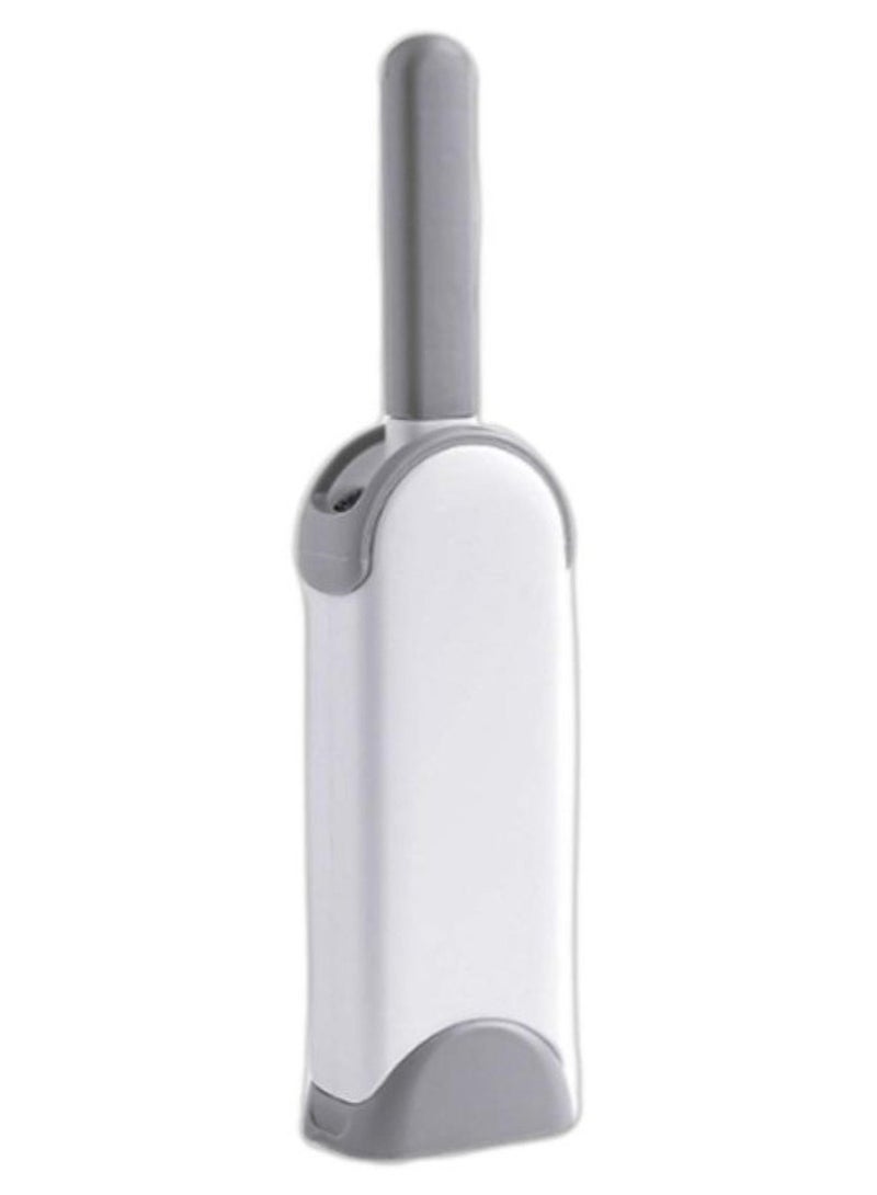 مزيل شعر الحيوانات الأليفة القابل لإعادة الاستخدام مع قاعدة التنظيف الذاتي، فرشاة شعر الحيوانات الأليفة ذات الوجهين، تزيل الغبار والوبر من الملابس والمفروشات والسجاد والأثاث والرمادي. - Image 1