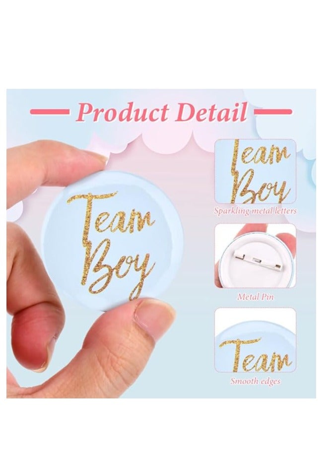 XIYU 20-Piece Baby Gender Reveal Party Badges for Baby Shower Party Games, Party Supplies and Party Favors - Image 2