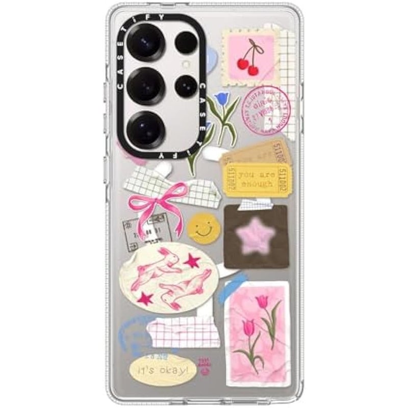 Casetify Magnetic Clear Galaxy S25 Ultra Case 【Compatible with Magsafe】 - You are Stars Collage - Image 1
