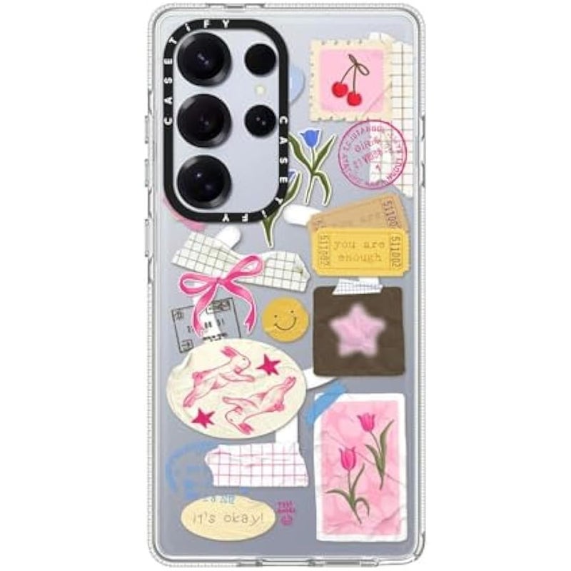 Casetify Magnetic Clear Galaxy S25 Ultra Case 【Compatible with Magsafe】 - You are Stars Collage - Image 2