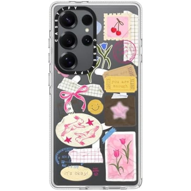 Casetify Magnetic Clear Galaxy S25 Ultra Case 【Compatible with Magsafe】 - You are Stars Collage - Image 3