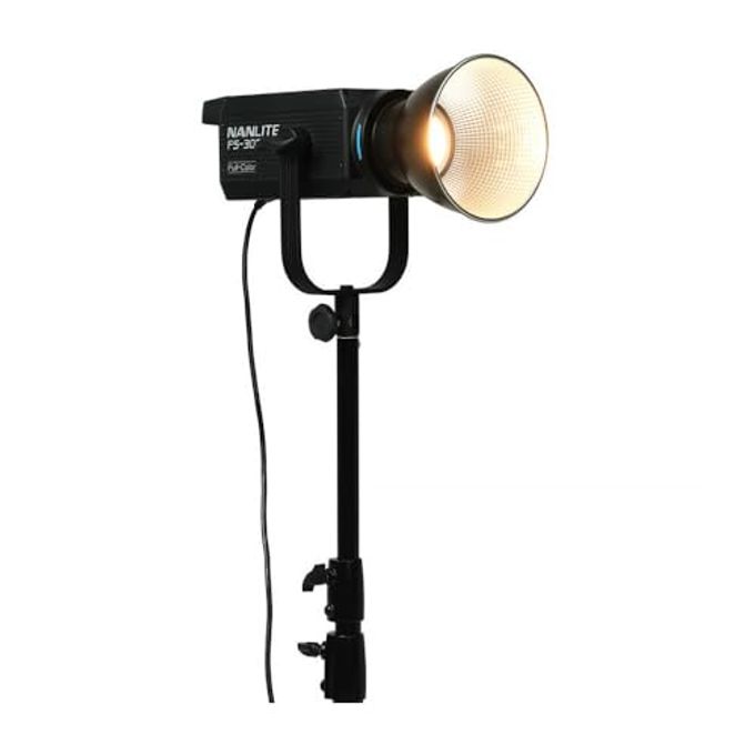 NANLITE FS-300C RGB LED Monolight with OLED Screen 15 Lighting Effects Fan Cooled Wireless and App Control - Image 4