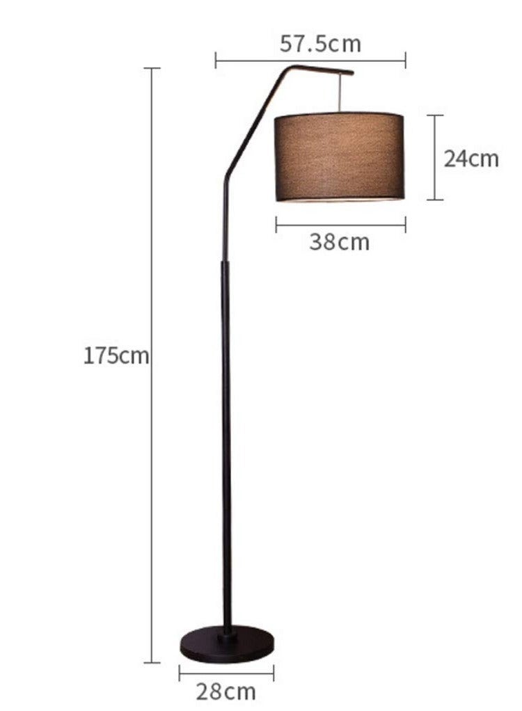 joyzzz Retractable Pole Iron Led Floor Lamp, Eye Protection Led Reading Standing Light for Living Room, Bedroom, Bedside, Office, Study - Image 4