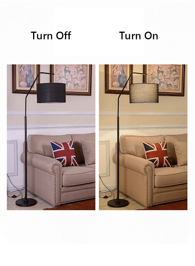 joyzzz Retractable Pole Iron Led Floor Lamp, Eye Protection Led Reading Standing Light for Living Room, Bedroom, Bedside, Office, Study - Image 3