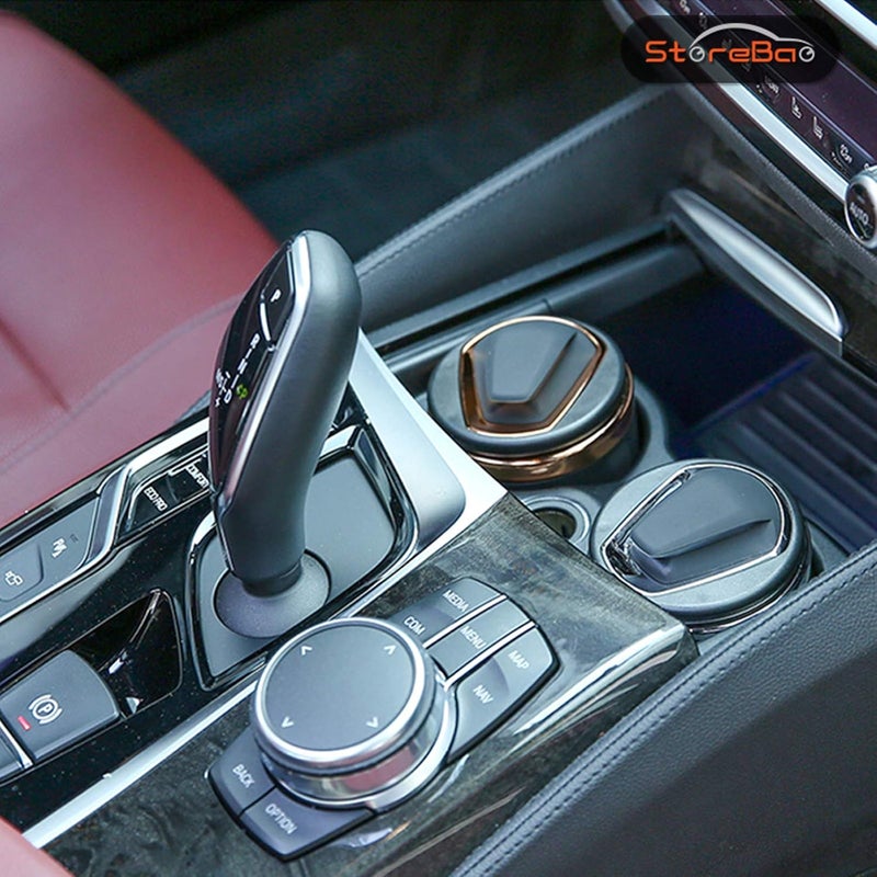 منفضة سجائر للسيارة حصريًا لسلسلة BMW 1/3/5/7 وX1/X3/X5/X6، مع ضوء LED وغطاء، قابلة للفصل ومحمولة - Image 5