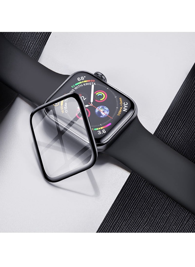 3D Tempered Glass Screen Protector For Apple Watch Series 7/8 41mm Clear  - Image 3