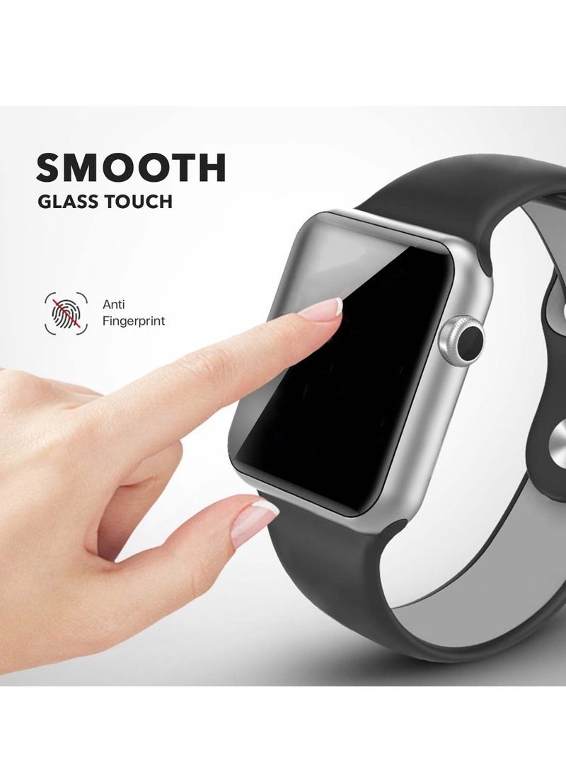 3D Tempered Glass Screen Protector For Apple Watch Series 7/8 41mm Clear  - Image 4
