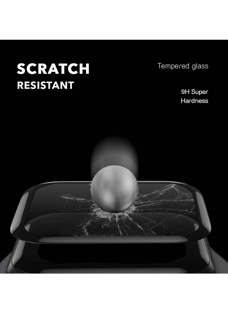 3D Tempered Glass Screen Protector For Apple Watch Series 7/8 41mm Clear  - Image 5