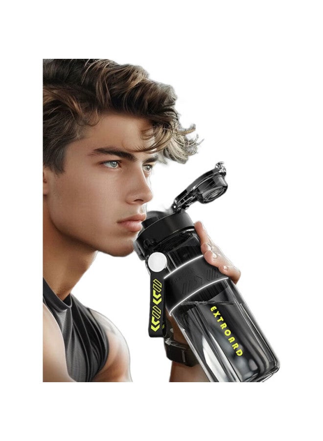 Pakchoice Sports Water Bottle For Men And Women, Large Capacity Water Bottle, Summer Heat-Resistant, Portable For Students, Fitness And Sports Water Jug - Image 3